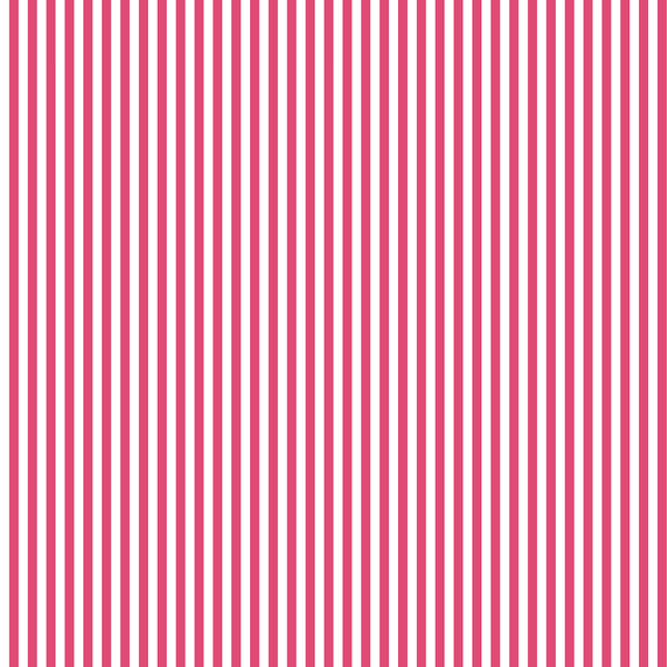 Vertical Stripe Fabric - Pink Carmine - ineedfabric.com