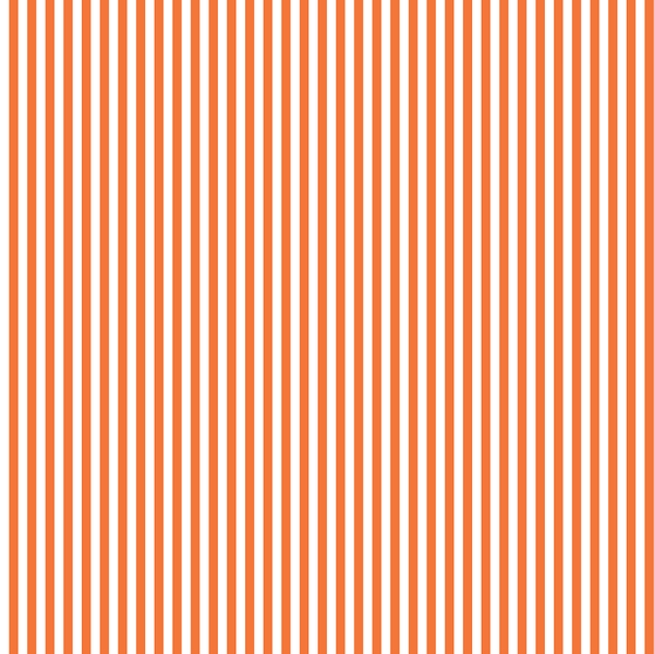 Vertical Stripe Fabric - Pumpkin - ineedfabric.com