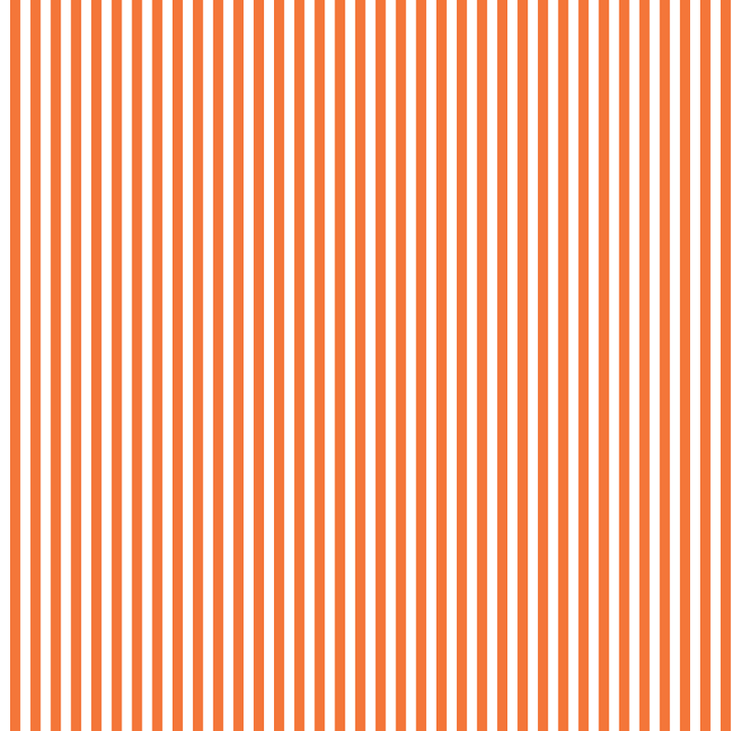 Vertical Stripe Fabric - Pumpkin - ineedfabric.com