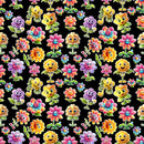 Vibrant Dancing Cartoons Fabric - ineedfabric.com