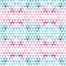 Vibrant Geometric Triangle Fabric - ineedfabric.com