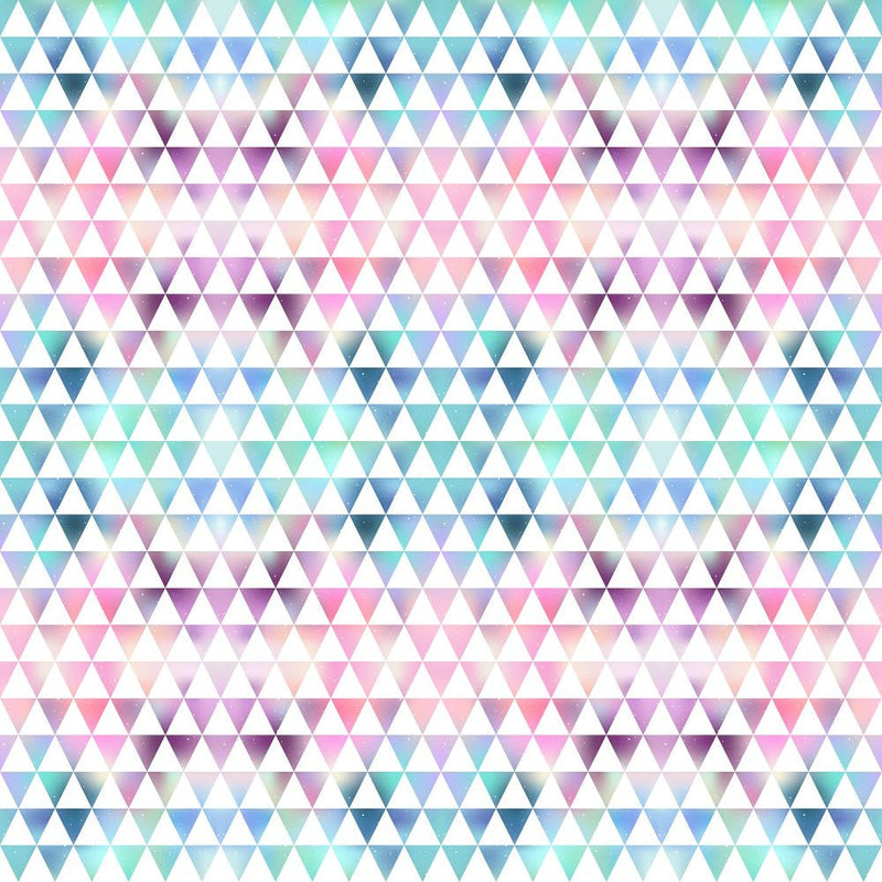 Vibrant Geometric Triangle Fabric - ineedfabric.com