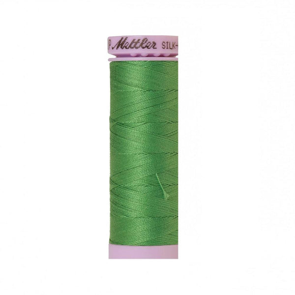 Vibrant Green Silk-Finish 50wt Solid Cotton Thread - 164yd - ineedfabric.com