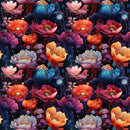 Vibrant Mystical Floral Fabric - ineedfabric.com