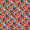 Vibrant Parrot & Flower Fabric - ineedfabric.com