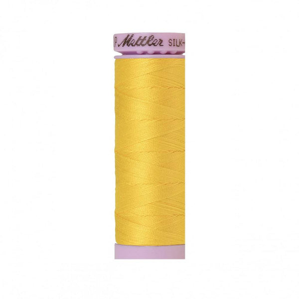Vibrant Yellow Silk-Finish 50wt Solid Cotton Thread - 164yd - ineedfabric.com