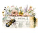 Vintage Bee Ticket Fabric Panel - ineedfabric.com