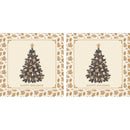 Vintage Christmas Tree Pillow Panels - ineedfabric.com