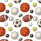Vintage Engraved Sports Balls Fabric - ineedfabric.com