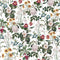 Vintage Floral Dreams Botanical Fabric - White - ineedfabric.com