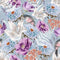 Vintage Floral Dreams Wonderful Spring Fabric - Blue - ineedfabric.com