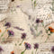 Vintage Floral Love Letters 6 Fabric - ineedfabric.com