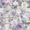 Vintage Florals on Wood Planks 12 Fabric - ineedfabric.com