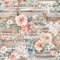 Vintage Florals on Wood Planks 14 Fabric - ineedfabric.com