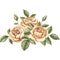 Vintage Rose Bouquet Fabric Panel - ineedfabric.com