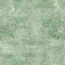 Vintage Script Fabric - May Green - ineedfabric.com