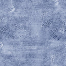 Vintage Script Fabric - Nuit Blanche - ineedfabric.com