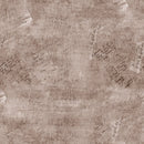 Vintage Script Fabric - Peruvian Soil - ineedfabric.com
