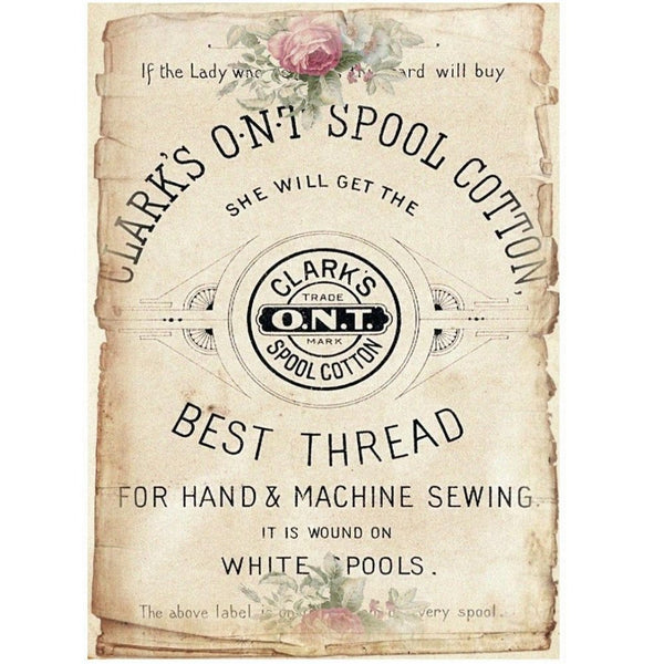 Vintage Sewing Ad #2 Fabric Panel - ineedfabric.com