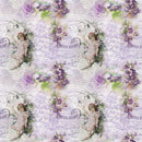 Vintage Violets 1 Fabric - ineedfabric.com