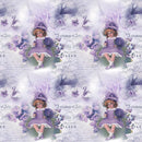 Vintage Violets 2 Fabric - ineedfabric.com