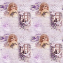Vintage Violets 3 Fabric - ineedfabric.com