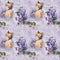 Vintage Violets 4 Fabric - ineedfabric.com