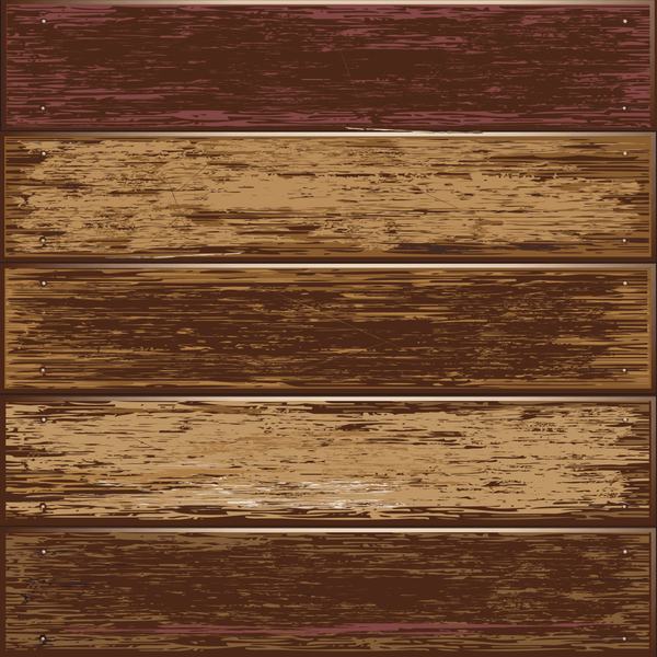 Vintage Wood Planks Fabric - Brown - ineedfabric.com