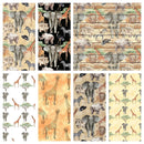 Watercolor African Safari Collection - 1/2 Yard Bundle - ineedfabric.com