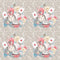 Watercolor Alice in Wonderland Pattern 16 Fabric - ineedfabric.com