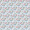 Watercolor Alice in Wonderland Pattern 2 Fabric - ineedfabric.com
