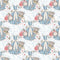 Watercolor Alice in Wonderland Pattern 6 Fabric - ineedfabric.com