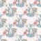 Watercolor Alice in Wonderland Pattern 7 Fabric - ineedfabric.com