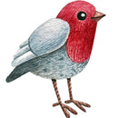 Watercolor Bird Fabric Panel - ineedfabric.com
