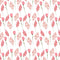Watercolor Botanical Floral Fabric - Pink - ineedfabric.com