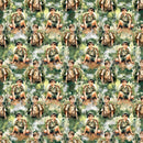 Watercolor Boy Scout Fabric - ineedfabric.com