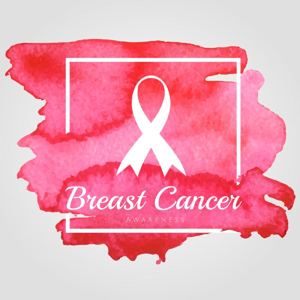 Watercolor Breast Cancer Awareness Fabric Panel - ineedfabric.com