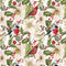 Watercolor Christmas Flowers Fabric - Multi - ineedfabric.com