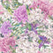 Watercolor Chrysanthemum Bouquet Fabric - Multi - ineedfabric.com