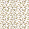Watercolor Cotton Plant Fabric - White - ineedfabric.com
