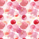 Watercolor Dots Fabric - Pink - ineedfabric.com