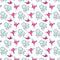 Watercolor Dreamcatcher Fabric - Teal/Pink - ineedfabric.com