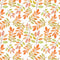 Watercolor Fall Branch Fabric - Multi - ineedfabric.com