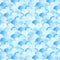 Watercolor Fish Scales Fabric - Blue - ineedfabric.com