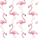 Watercolor Flamingos Fabric - ineedfabric.com
