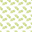 Watercolor Foliage Variation 1 Fabric - White - ineedfabric.com