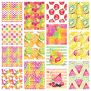 Watercolor Fruit Pack Fabric Collection - 1/2 Yard Bundle - ineedfabric.com