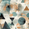 Watercolor Geometry Elegance Pattern 4 Fabric - ineedfabric.com