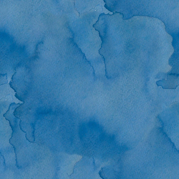 Watercolor Grunge Fabric - Blue - ineedfabric.com