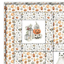 Watercolor Halloween Still Life Quilt Kit - 58 1/2" x 58 1/2" - ineedfabric.com